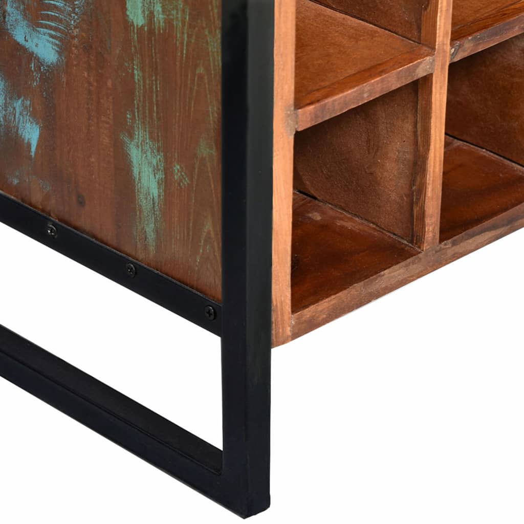 vidaXL Wine Rack for 16 Bottles Solid Reclaimed Wood-8