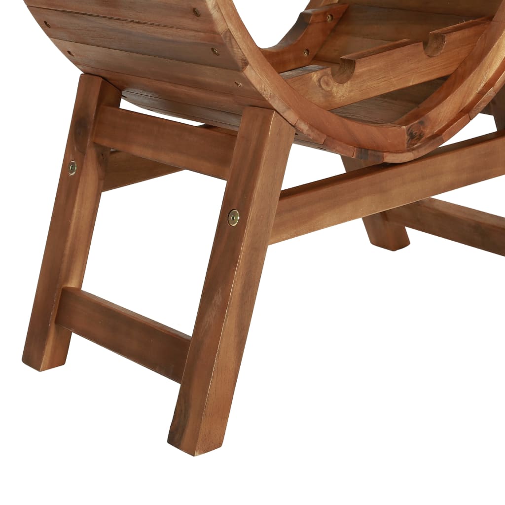 vidaXL Wine Rack 13 Bottles Solid Acacia Wood-3