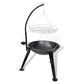 vidaXL BBQ Stand Charcoal Barbecue Hang Round-1