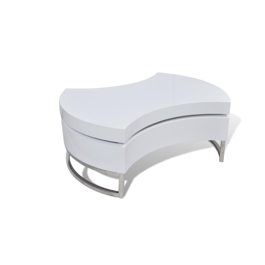 vidaXL Coffee Table Shape-Adjustable Side End Couch Storage Table Multi Colors-1