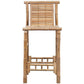 vidaXL Bar Stools 2 pcs Bamboo-2