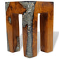 vidaXL Stool Solid Teak Wood and Resin-8