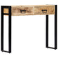 vidaXL Console Table 35.4"x11.8"x29.5" Solid Mango Wood-7