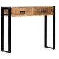 vidaXL Console Table 35.4"x11.8"x29.5" Solid Mango Wood-9