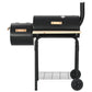 vidaXL Classic Charcoal BBQ Offset Smoker-2