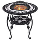 vidaXL Mosaic Fire Pit Table 26.8" Ceramic Fireplace Heater Multi Designs-8