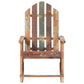 vidaXL Garden Rocking Chair Solid Reclaimed Wood Lounge Seat Brown/Multicolor-1