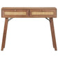 vidaXL Console Table 39.4"x13.8"x29.9" Solid Mango Wood-3