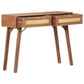vidaXL Console Table 39.4"x13.8"x29.9" Solid Mango Wood-5