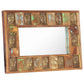 Mirror with Buddha Cladding Solid Reclaimed Wood Hallway Multi Sizes