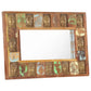 Mirror with Buddha Cladding Solid Reclaimed Wood Hallway Multi Sizes