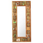 Mirror with Buddha Cladding Solid Reclaimed Wood Hallway Multi Sizes