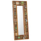 Mirror with Buddha Cladding Solid Reclaimed Wood Hallway Multi Sizes