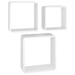 vidaXL 3x Wall Cube Shelves MDF Hang Storage Multi Colors 11"x11"/11.8"x11.8"-7