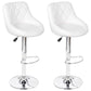 2x Bar Stool Faux Leather Kitchen Dining Room Seating Multi Colors