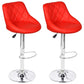 2x Bar Stool Faux Leather Kitchen Dining Room Seating Multi Colors