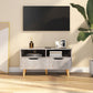 vidaXL TV Cabinet 35.4"x15.7"x19.1" Chipboard Home Furniture Multi Colors-9