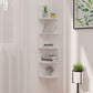 vidaXL Wall Corner Shelf Chipboard Home Rack Shelf Furniture Multi Colors-0