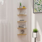 vidaXL Wall Corner Shelf Chipboard Home Rack Shelf Furniture Multi Colors-15