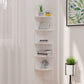 vidaXL Wall Corner Shelf Chipboard Home Rack Shelf Furniture Multi Colors-18