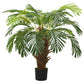 vidaXL Artificial Phoenix Palm with Pot Green Faux Fake Plant Multi Sizes-0