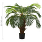 vidaXL Artificial Phoenix Palm with Pot Green Faux Fake Plant Multi Sizes-10