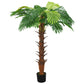 vidaXL Artificial Phoenix Palm with Pot Green Faux Fake Plant Multi Sizes-18