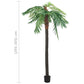vidaXL Artificial Phoenix Palm with Pot Green Faux Fake Plant Multi Sizes-28