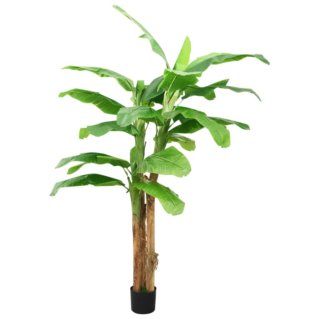 vidaXL Artificial Banana Tree with Pot 118.1" Green-0