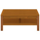 vidaXL Coffee Table 25.6"x25.6"x13.8" Solid Acacia Wood-2