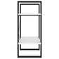vidaXL 2-Tier Book Cabinet White 23.6"x11.8"x27.6" Chipboard-5