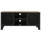 vidaXL TV Cabinet Rustic Brown 41.3"x14.2"x18.5" Metal and MDF-6