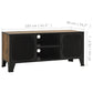 vidaXL TV Cabinet Rustic Brown 41.3"x14.2"x18.5" Metal and MDF-11