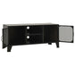 vidaXL TV Cabinet Rustic Brown 41.3"x14.2"x18.5" Metal and MDF-16