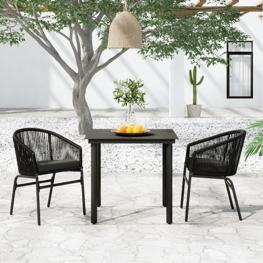 vidaXL Patio Dining Set Seat 3/5/7 Piece Multi Colors 31.5"/55.1" Table Length-20