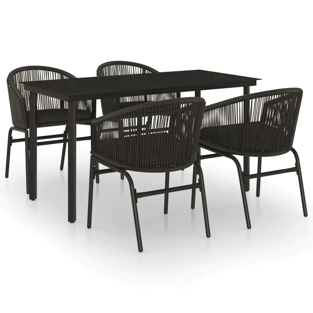 vidaXL Patio Dining Set Seat 3/5/7 Piece Multi Colors 31.5"/55.1" Table Length-21