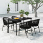 vidaXL Patio Dining Set Seat 3/5/7 Piece Multi Colors 31.5"/55.1" Table Length-22