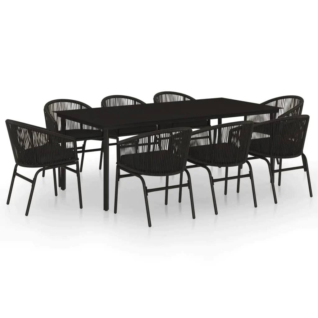 vidaXL Patio Dining Set Seat 3/5/7 Piece Multi Colors 31.5"/55.1" Table Length-12