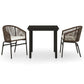 vidaXL Patio Dining Set Seat 3/5/7 Piece Multi Colors 31.5"/55.1" Table Length-25