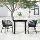 vidaXL Patio Dining Set Seat 3/5/7 Piece Multi Colors 31.5"/55.1" Table Length-3