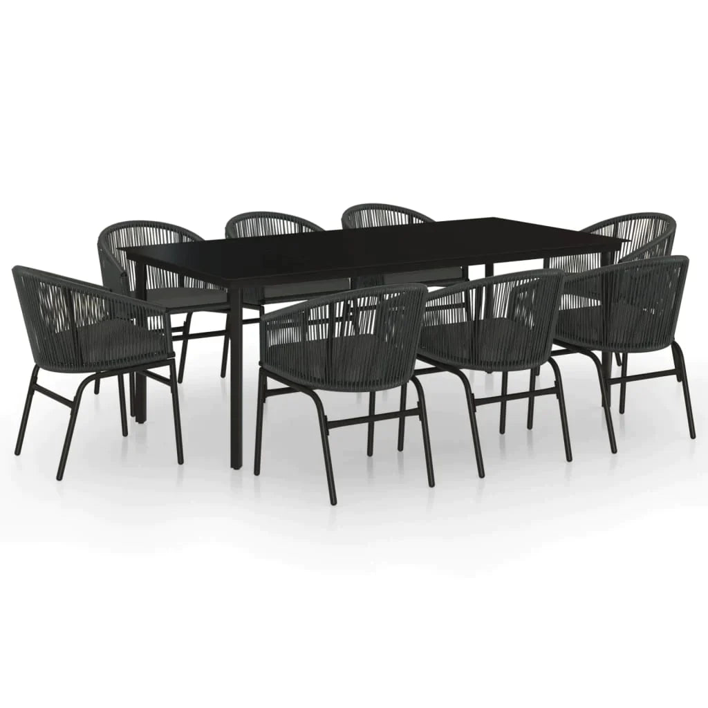 vidaXL Patio Dining Set Seat 3/5/7 Piece Multi Colors 31.5"/55.1" Table Length-10