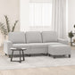 vidaXL Sofa Chair with Footstool Relax Couch Dark Gray/Light Gray Multi Sizes-8