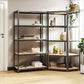 vidaXL 2/3x 5-Layer Heavy-duty Shelves Steel&Engineered Wood Rack Gray/Silver-1