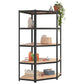 vidaXL 2/3x 5-Layer Heavy-duty Shelves Steel&Engineered Wood Rack Gray/Silver-13