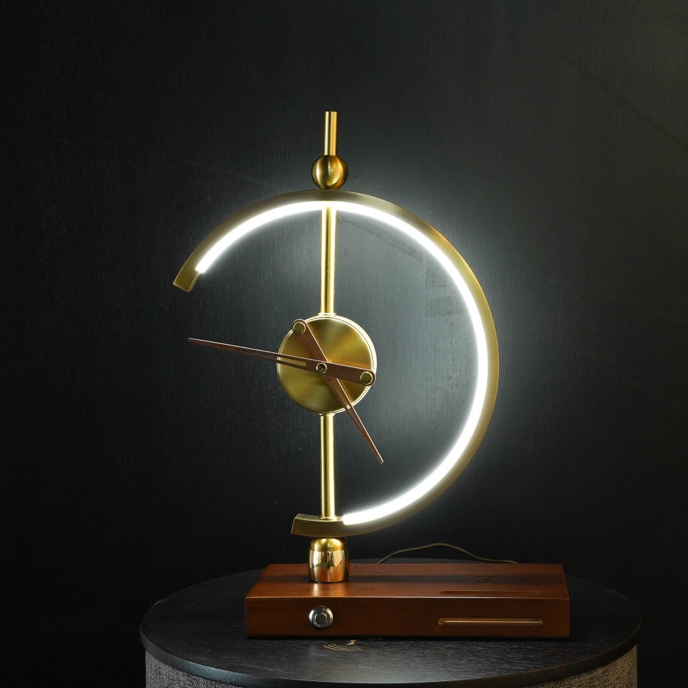 Golden Time Clock Lamp-5