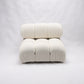 Gioia 1-Seater Chair - No Arm - Cream/White Boucle-1