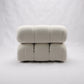 Gioia 1-Seater Chair - No Arm - Cream/White Boucle-4