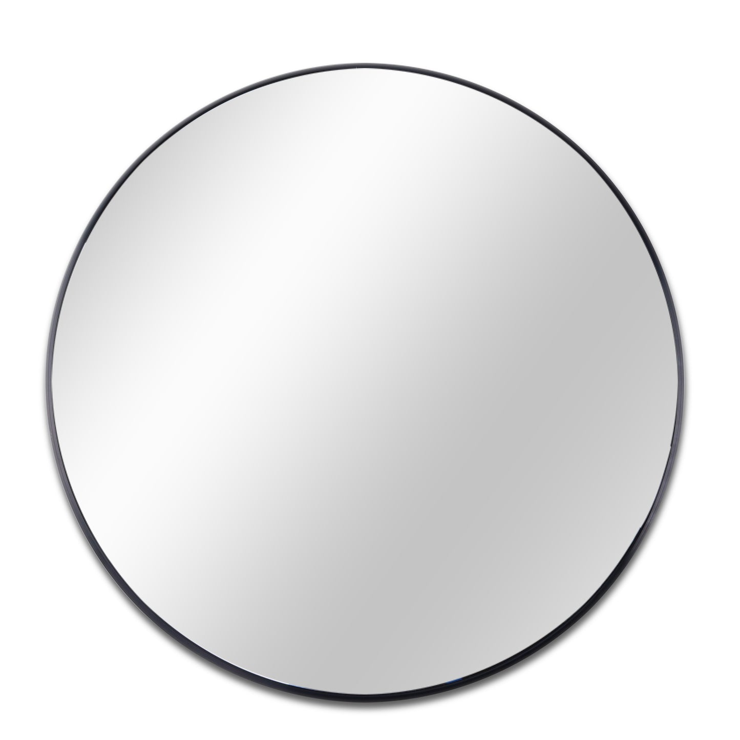 Round Mirror, Circle Mirror 16 Inch, Black Round Wall Mirror