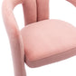 Contemporary Designed  Fabric Upholstered Accent/Dining Chair /Barrel Side Chairs -set of 2