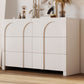 Modern Style Six-Drawer Dresser Sideboard Cabinet